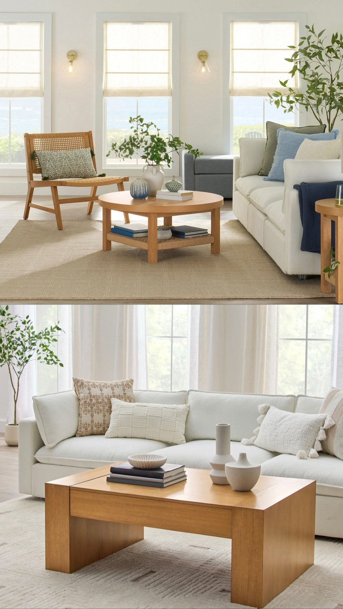 New warm wood coffee tables from Walmart - so affordable! 🙌

#LTKHome