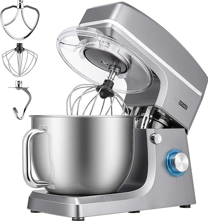 VIVOHOME 7.5 Quart Stand Mixer, 660W 6-Speed Tilt-Head Kitchen Electric Food Mixer with Beater, D... | Amazon (US)