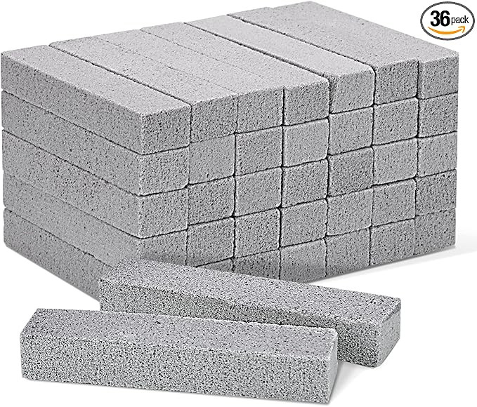 HongWay 36 Pack Pumice Stones for Toilet Cleaning Bowl Stick,Pumice Scouring Pad Pumice Stick Cle... | Amazon (US)
