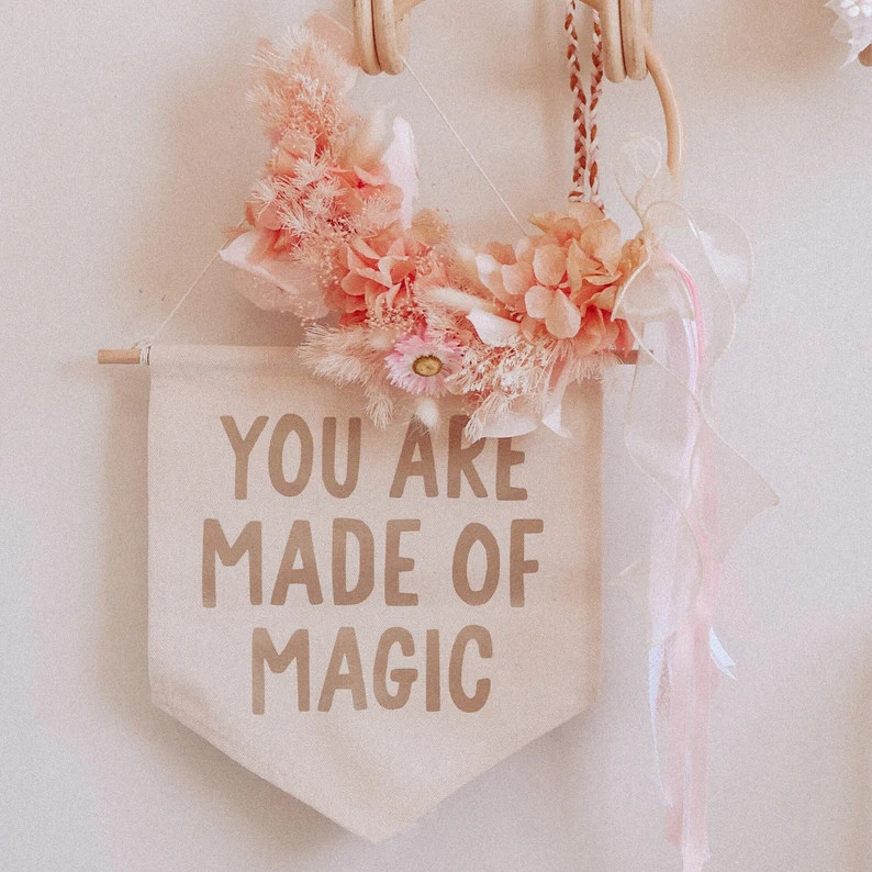 Made of Magic Flag Playroom Banner Nursery Decor Nursery - Etsy | Etsy (US)