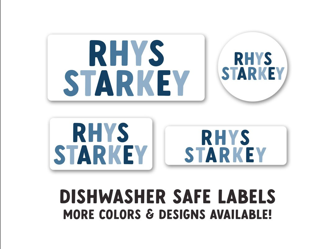 Neutral Name Labels, Daycare Labels, School Supply Labels, Waterproof Labels, Personalized Name L... | Etsy (US)