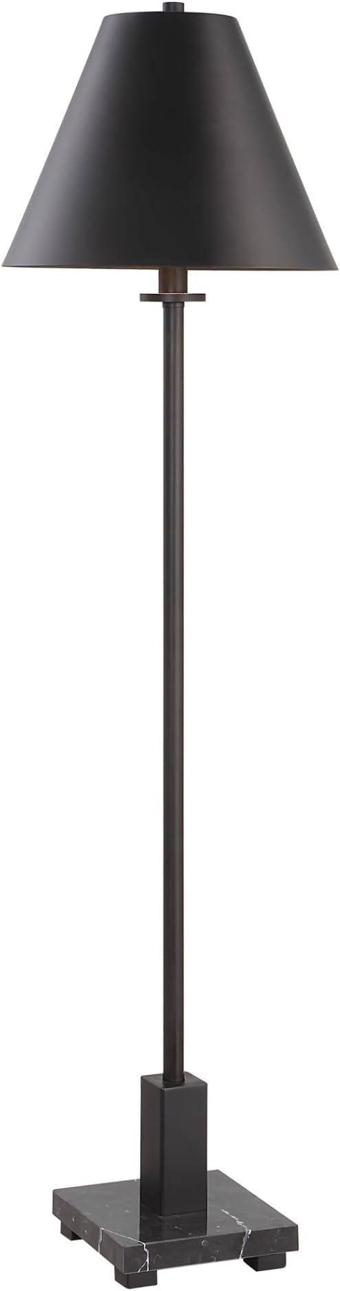 Uttermost Pilot Contemporary Metal and Marble Buffet Lamp in Black | Amazon (US)