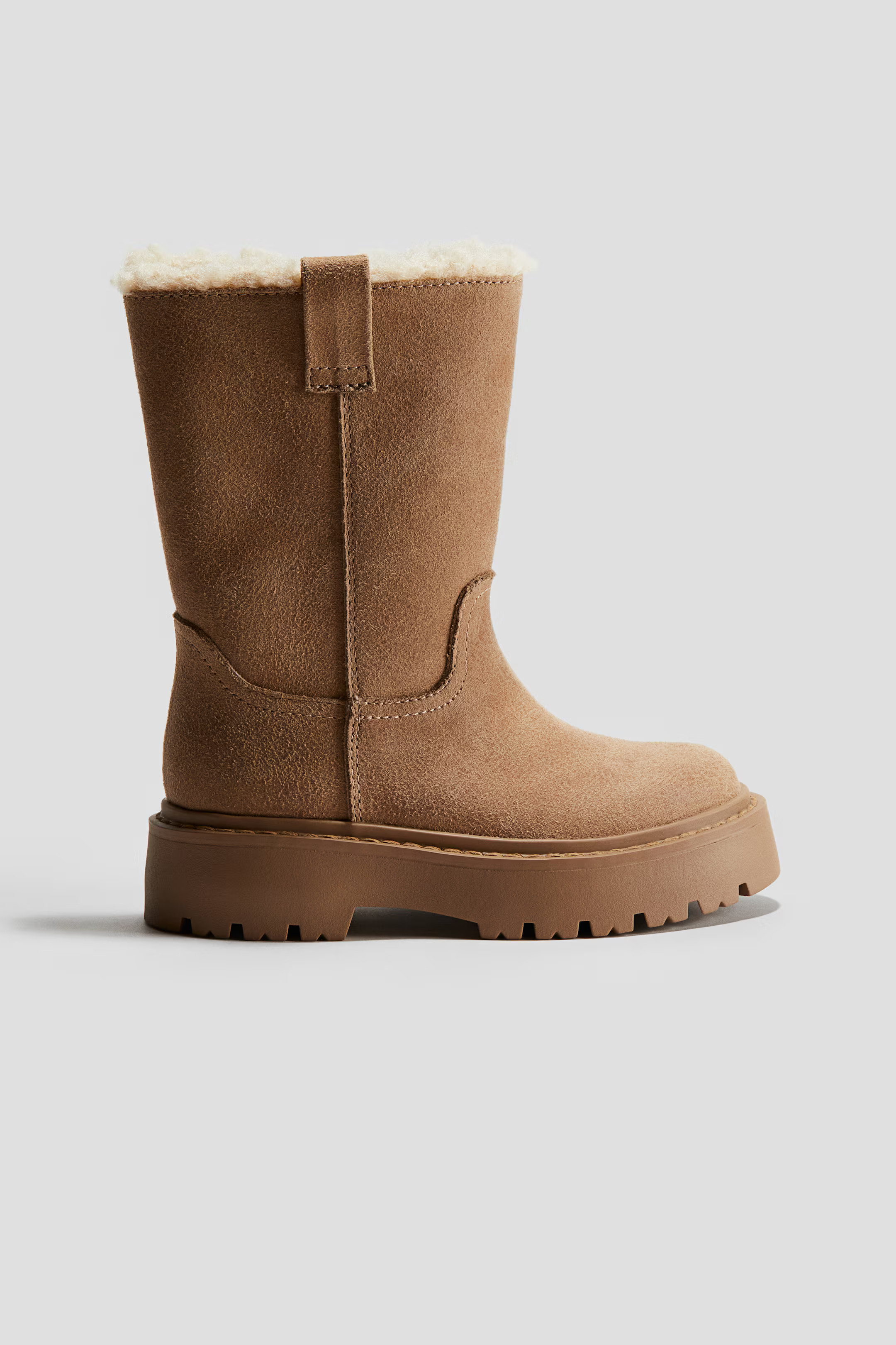 Warm-lined calf-high boots | H&M (UK, MY, IN, SG, PH, TW, HK)