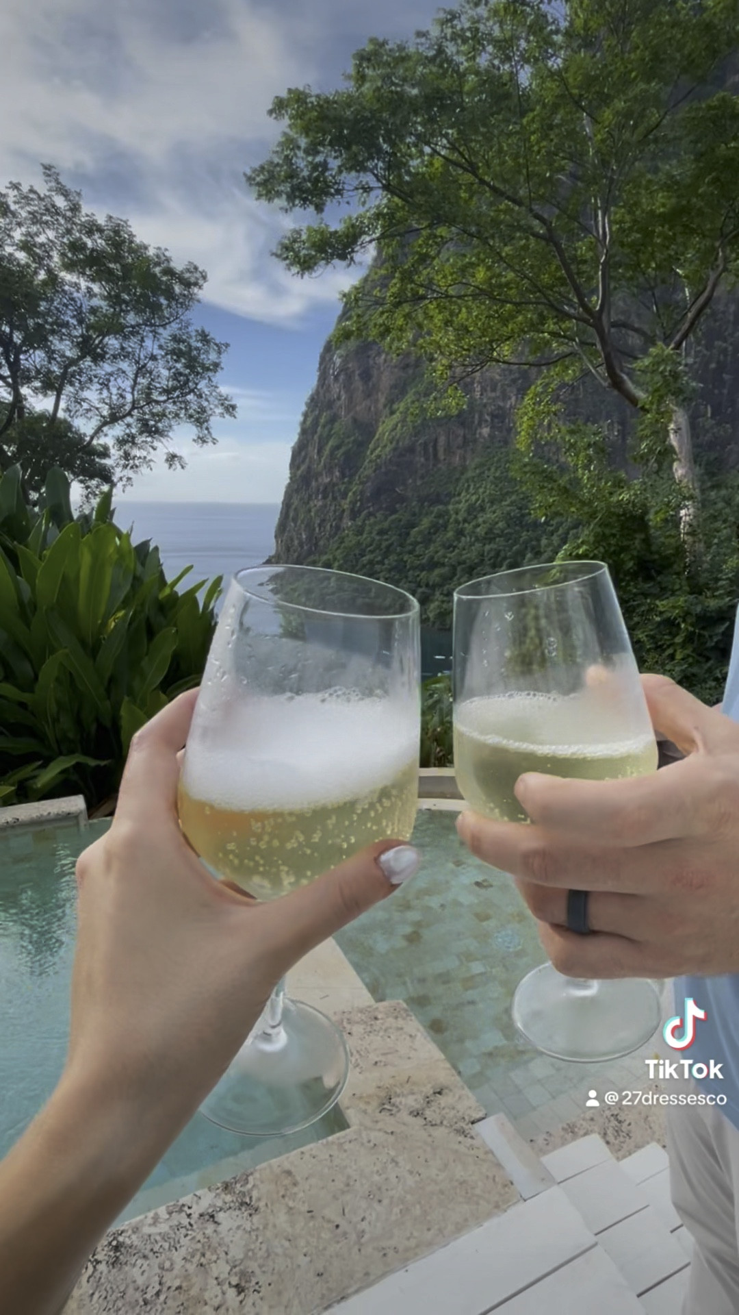 Honeymoon day 1 at Sugar Beach in St. Lucia 🍯🌙 Arrived just in time for a sunset and dinner on the beach after a long 24 hours of travel

#LTKVideo #LTKWedding #LTKTravel