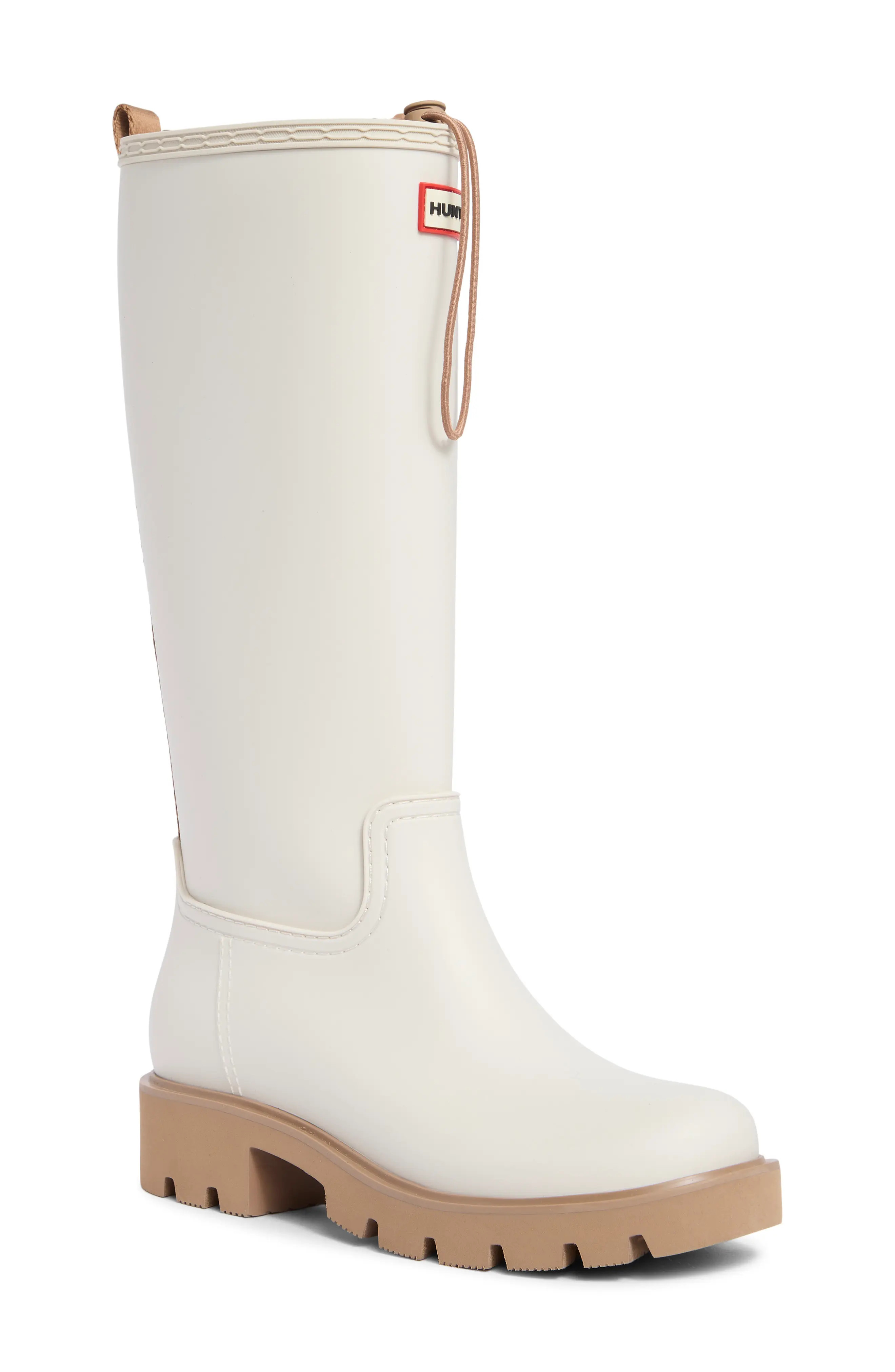 Hunter Carson Lug Sole Boot in Black/Black at Nordstrom Rack, Size 5 | Nordstrom Rack