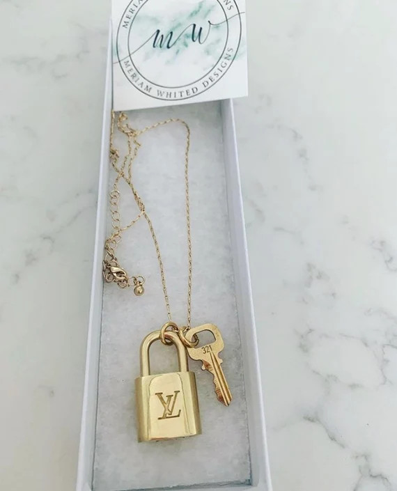 Repurposed Padlock necklace | Etsy (US)