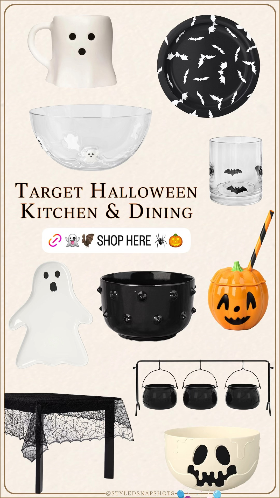 Target Halloween finds for kitchen and hosting
