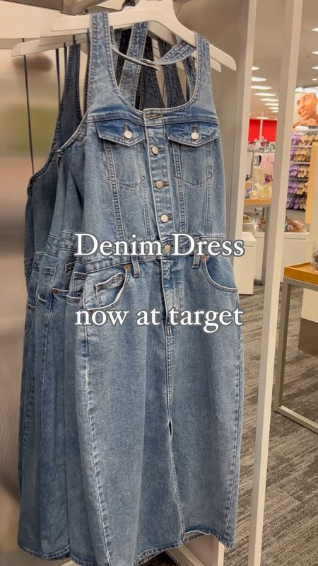 Denim dress at Target 💙🎯

#LTKstyletip #LTKVideo #LTKfindsunder50