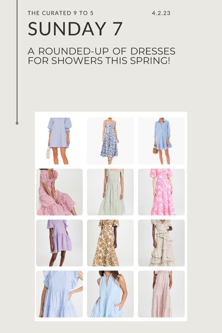 A round-up of spring dresses perfect as a guest for an upcoming bridal or baby shower!

#LTKcurves #LTKSeasonal #LTKstyletip