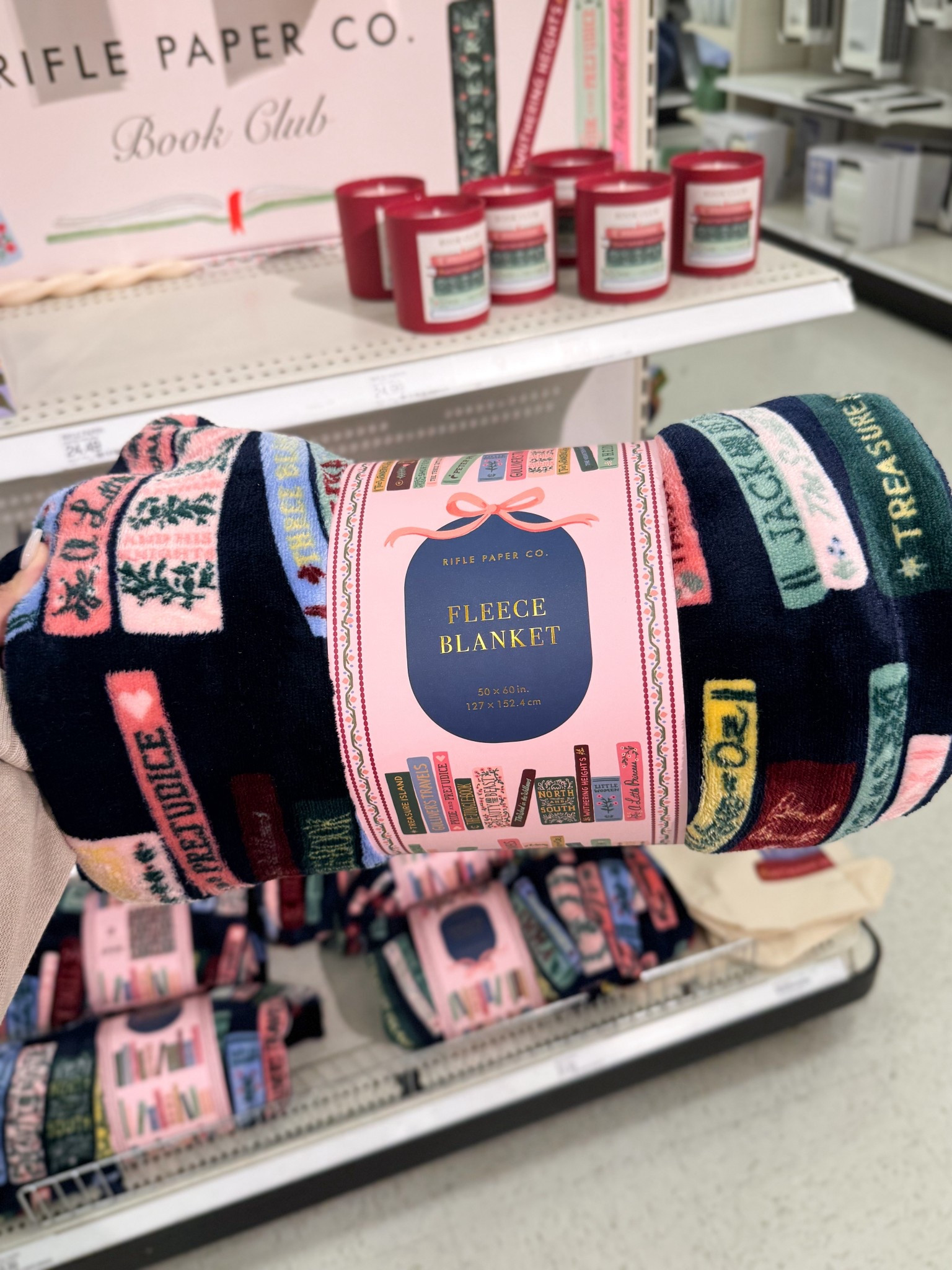 super cute blanket! 

target finds, book worm 