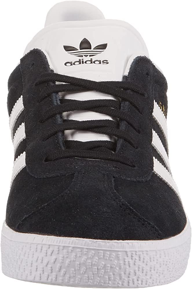 adidas Unisex Kids Gazelle J Gymnastics Shoes, Core Black White Gold, 3 UK | Amazon (UK)