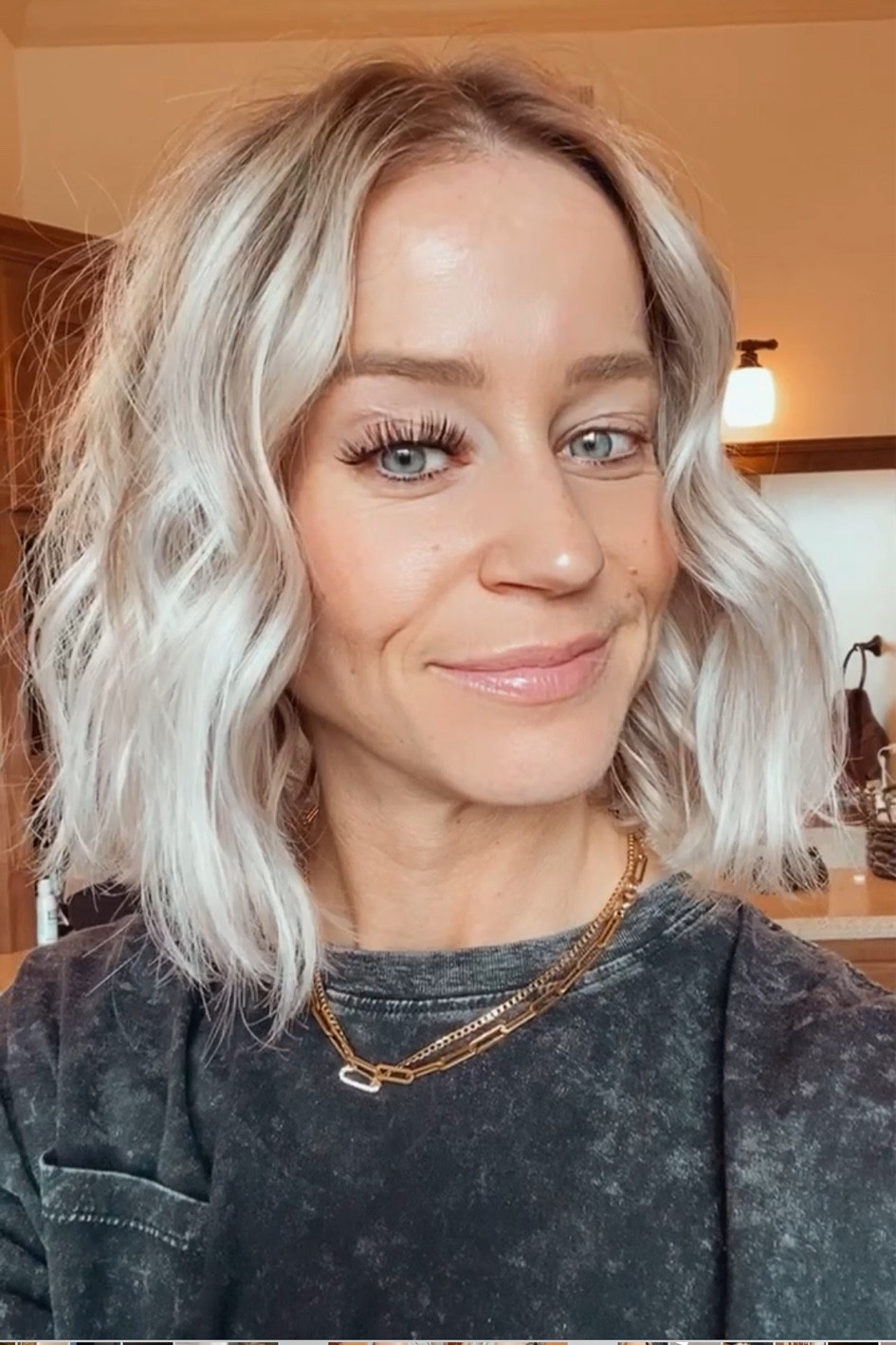 Look at that difference with and with out my favorite false lashes! Wow! I use the Sweetheart, but also love the Original and the Happy Medium. I always use the black glue. Fun tip, you can always get The Collection and try them all to see which ones are your favorite! 🖤

#LTKunder50 #LTKbeauty #LTKstyletip