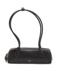 Made In Italy Leather Le Teckel Small Shoulder Bag With Long Handles | TJ Maxx
