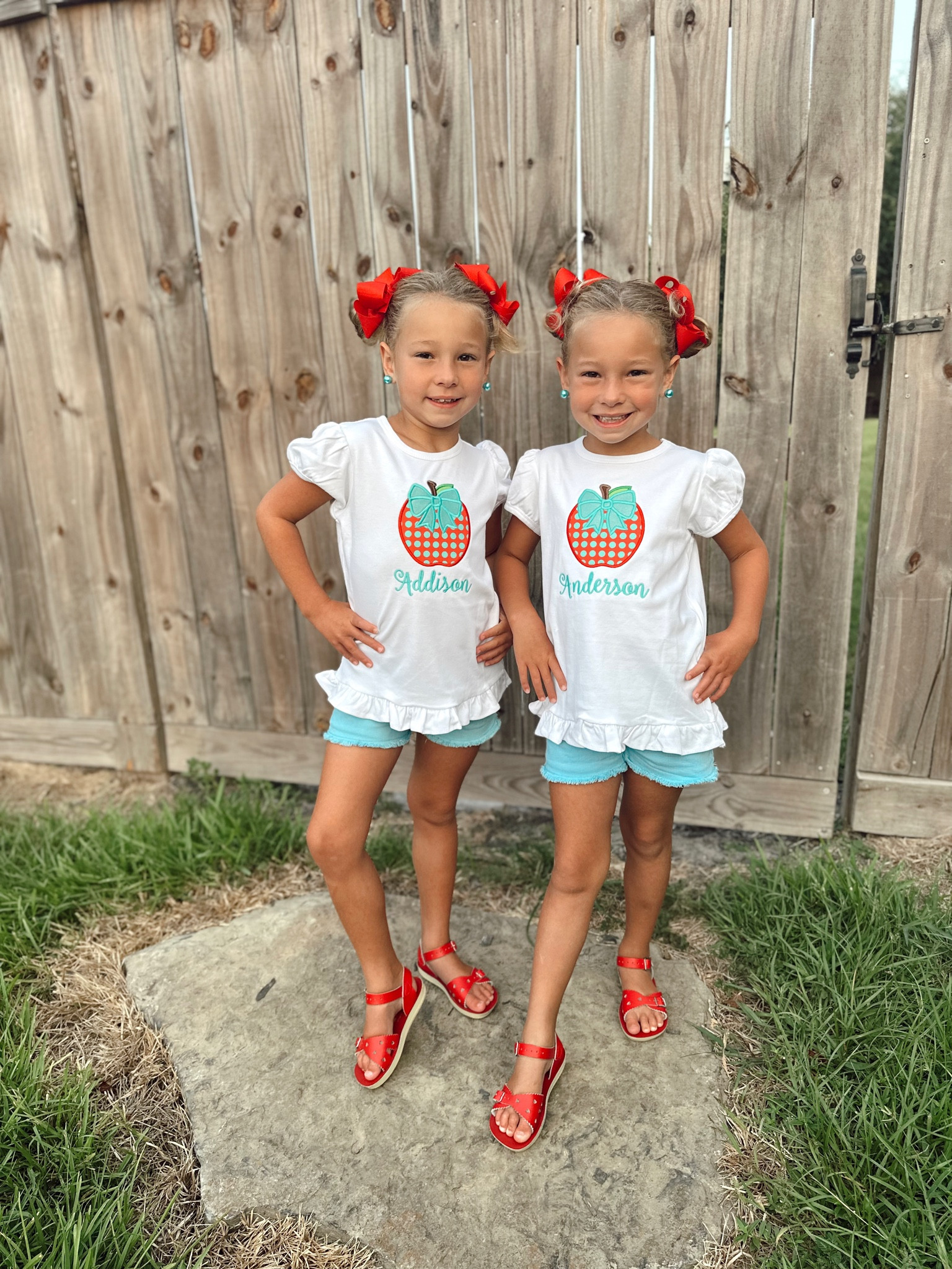 The girls love to match and they look so cute in their outfits for school! 

Twin girls, twin fashion, kids fashion, sandals, children fashion 

#LTKstyletip #LTKkids #LTKSeasonal