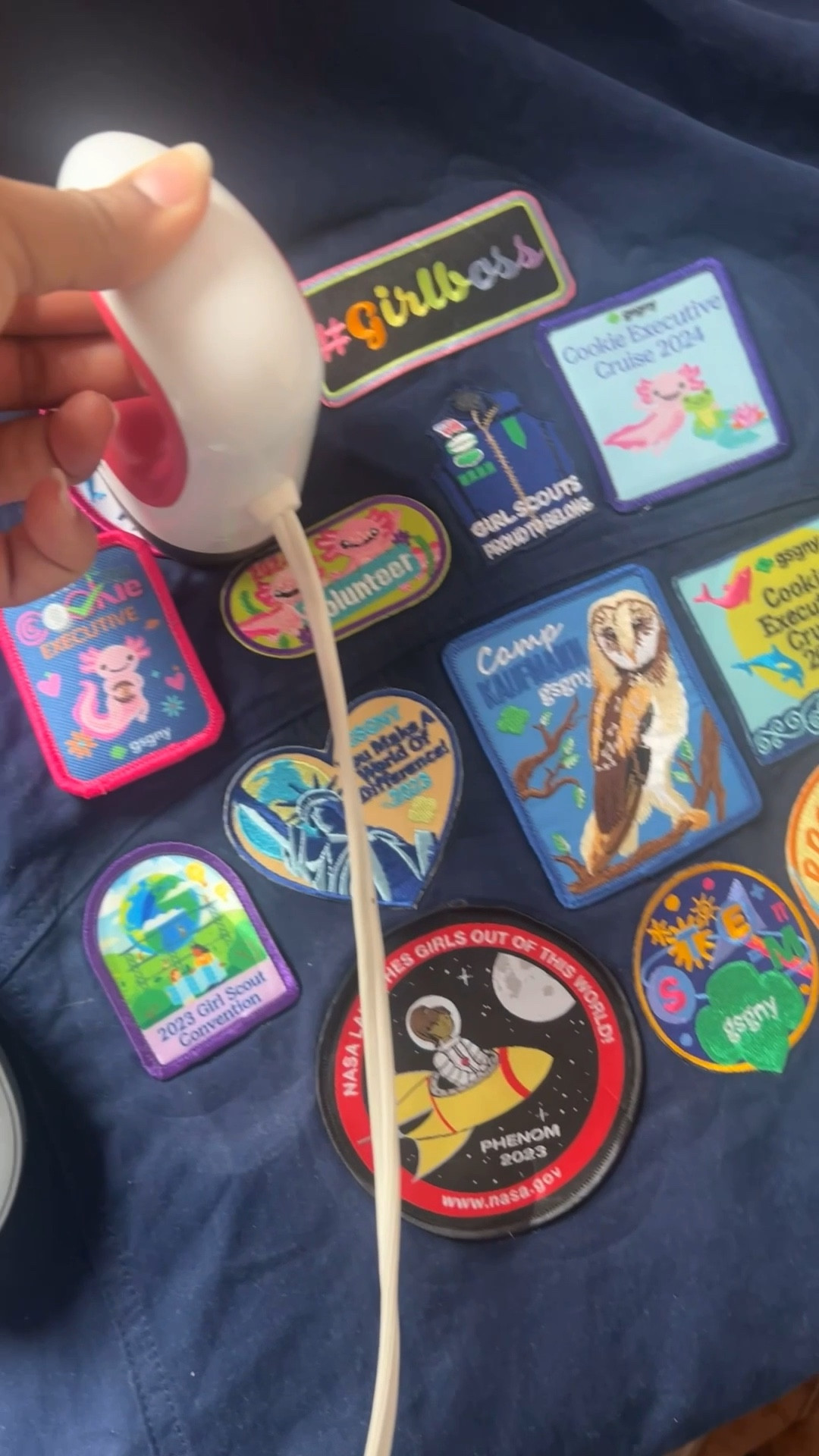 When you have to find a way to keep the badges on the vest… This is my go to

#LTKSaleAlert #LTKdayinmylife #LTKmomlife