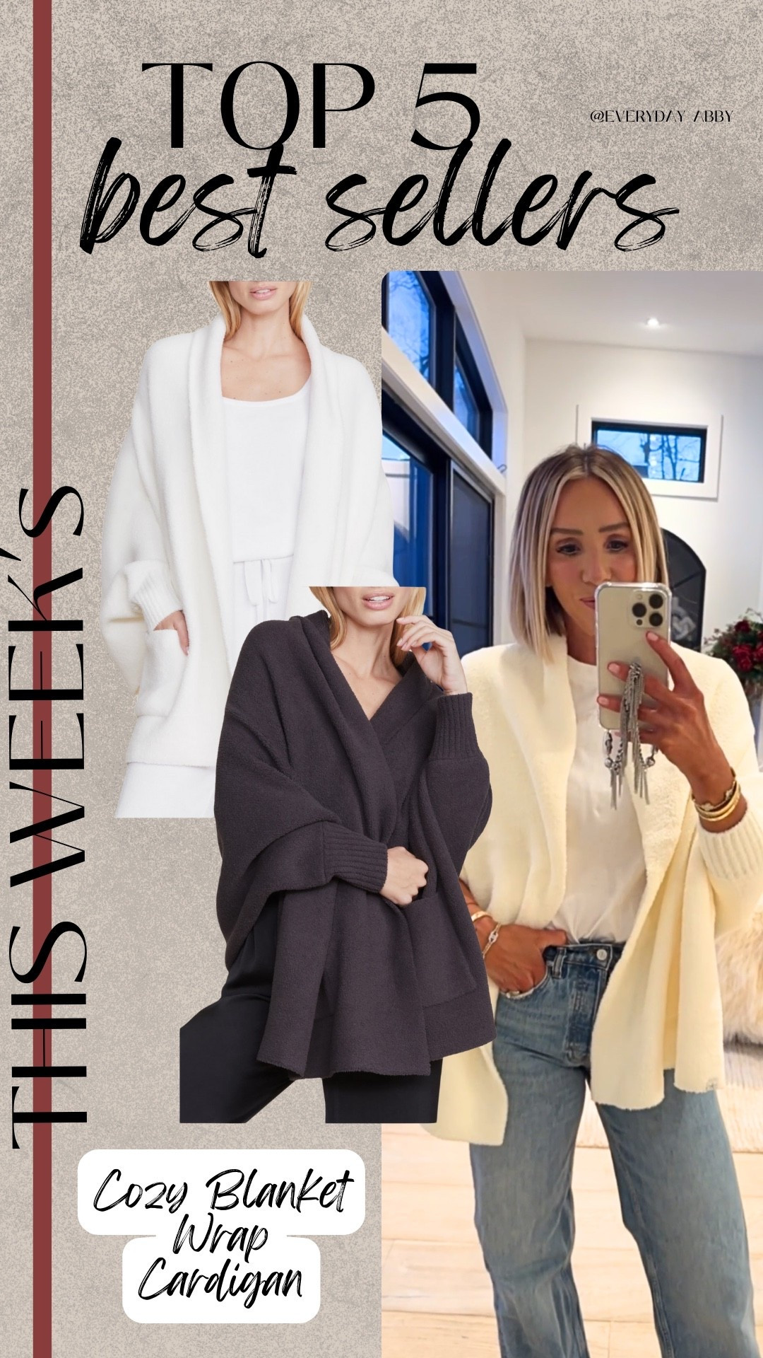 Barefoot Dreams Cozy Wrap was a fave this week! 

#LTKootd #LTKSeasonal