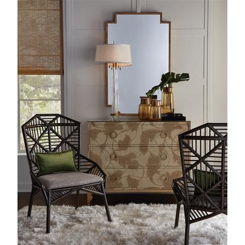 Malcolm Modern Classic Gold Iron Rectangular Wall Mounted Mirror | Kathy Kuo Home