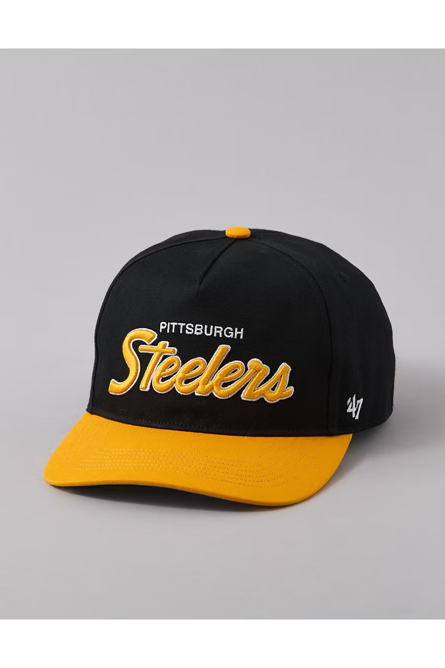'47 Pittsburgh Steelers Baseball Hat Men's Yellow One Size | American Eagle Outfitters (US & CA)