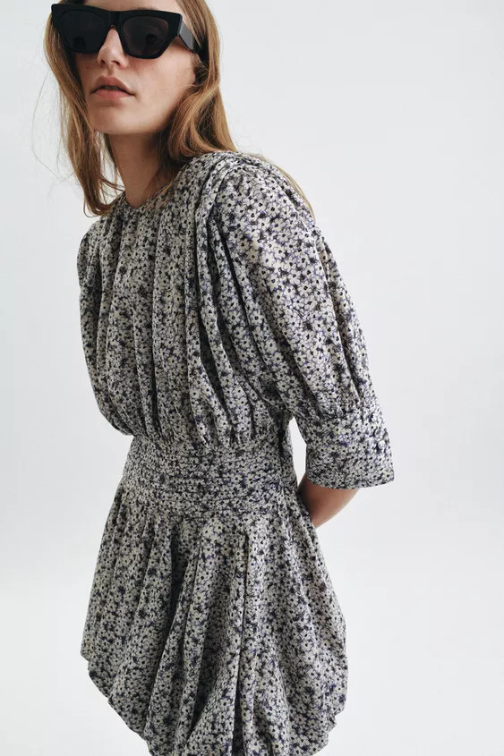 ZW COLLECTION PRINTED MINI DRESS | Zara US