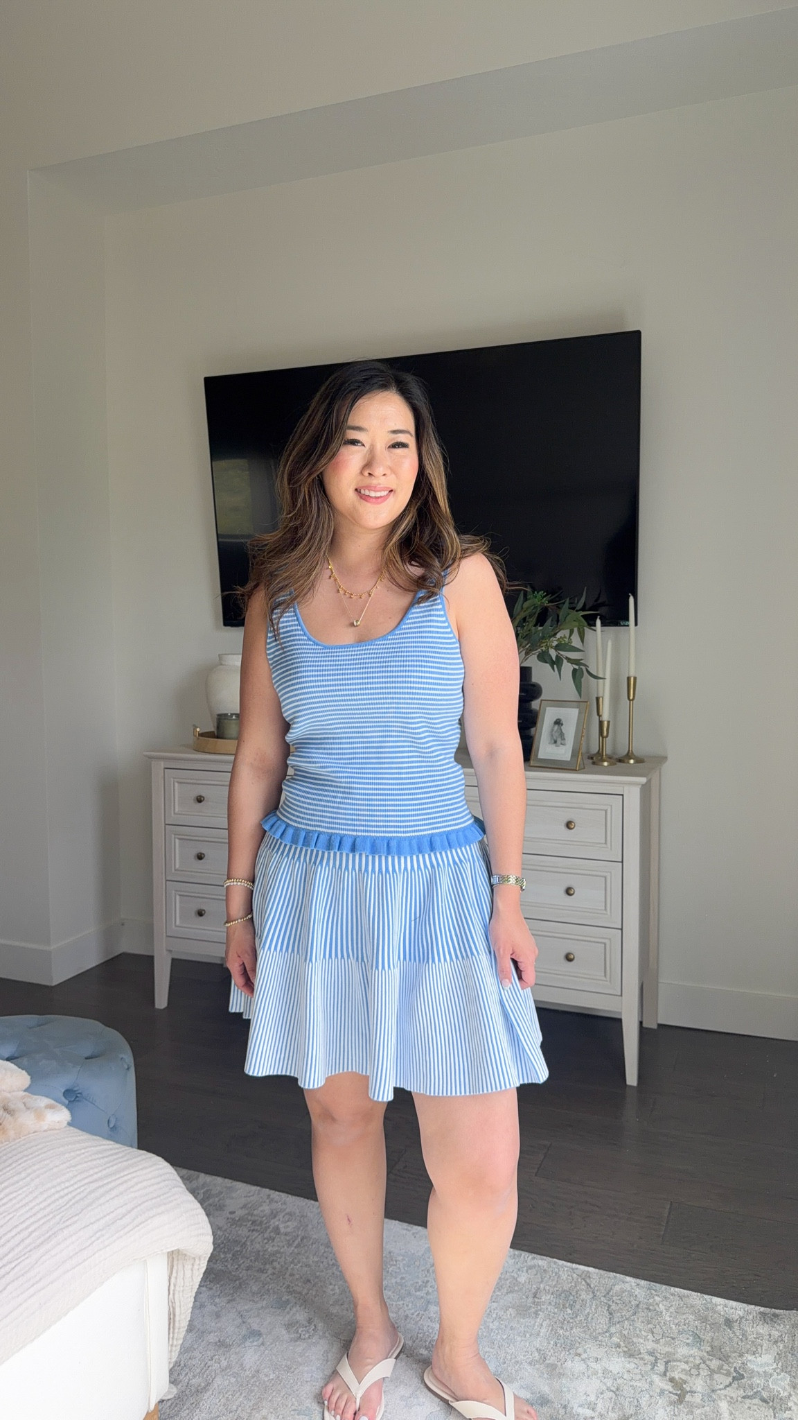 Walmart matching set // striped sets// summer outfit 

Wearing medium 

#LTKootd #LTKPetite