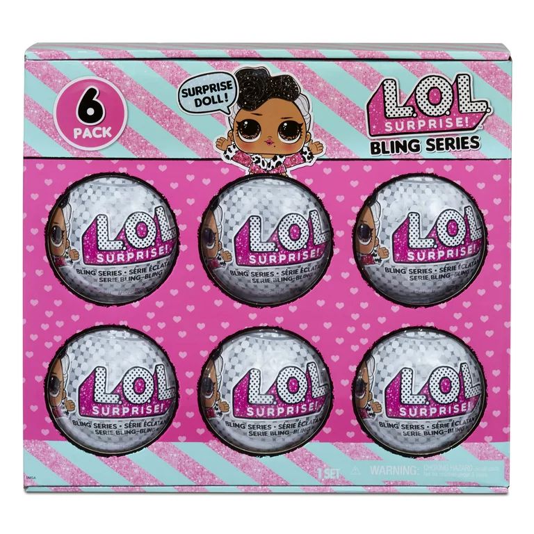 LOL Surprise Bling Series Doll Playset, 6 Pieces, Great Gift for Kids Ages 4 5 6+ | Walmart (US)