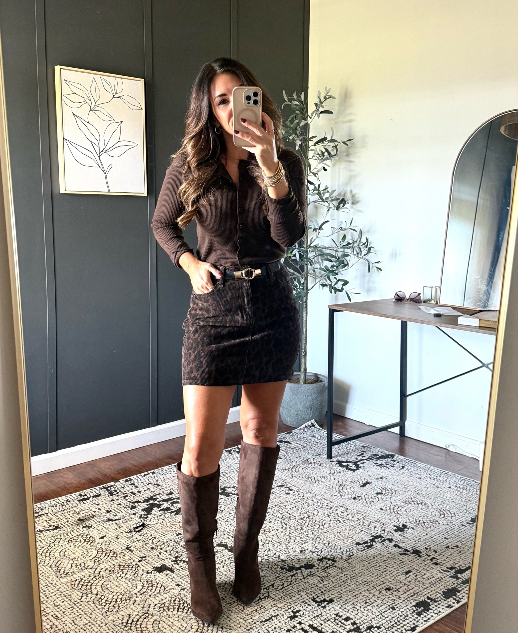 Head to toe Walmart! I am obsessed with this fall look! I kept all of these items. Go down a size in the skirt, everything else is TTS! 

Walmart style // date night // fall outfit

#LTKOver40 #LTKSeasonal #LTKootd