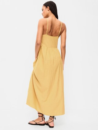 Sleeveless Boho Maxi Dress | Old Navy (US)