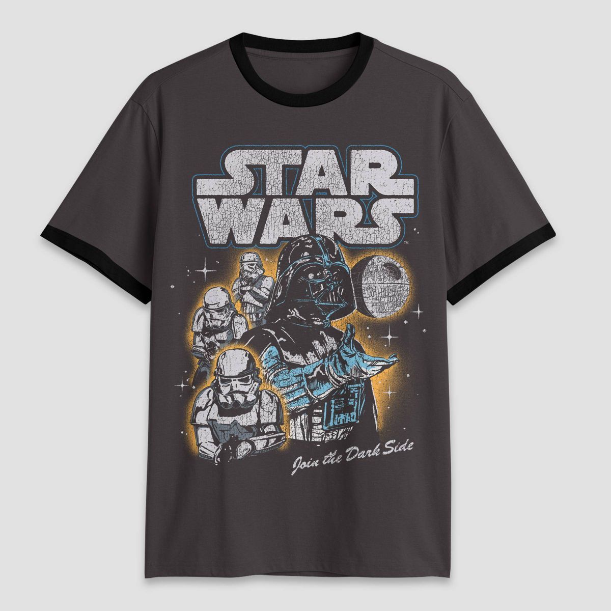Men's Star Wars Ringer Short Sleeve Graphic T-Shirt - Black M | Target