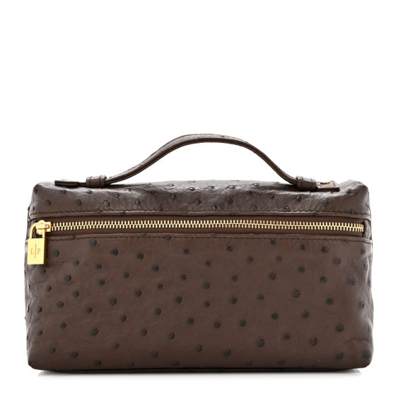 LORO PIANA Ostrich L19 Extra Pocket Pouch | FASHIONPHILE (US)