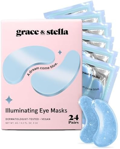 grace & stella Award Winning Under Eye Mask Reduce Dark Circles, Puffy Eyes, Undereye Bags, Wrink... | Amazon (US)