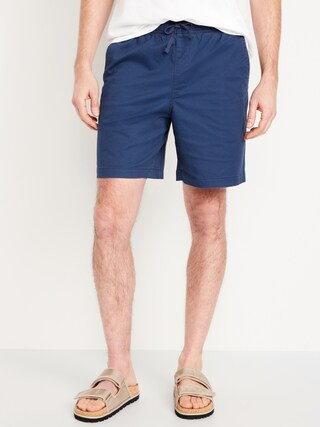 Pull-On Twill Jogger Shorts -- 7-inch inseam | Old Navy (US)