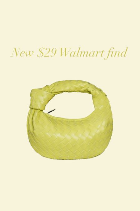 Walmart woven handbag 
Mini bottega lookalike 


#LTKItBag #LTKStyleTip #LTKFindsUnder50