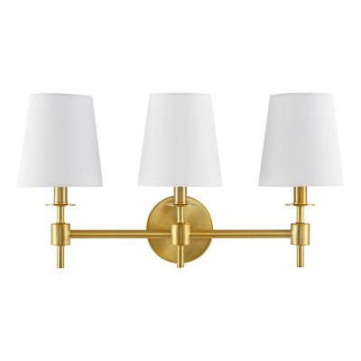 Davielle 3 Light 21" Wall Sconce - SCN4120 - Brass - Safavieh | Target