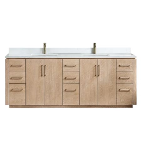 Bathroom vanity 
Oak 
Double bathroom vanity 
Jose & Main
Home remodel 


#LTKhome #LTKfamily #LTKstyletip