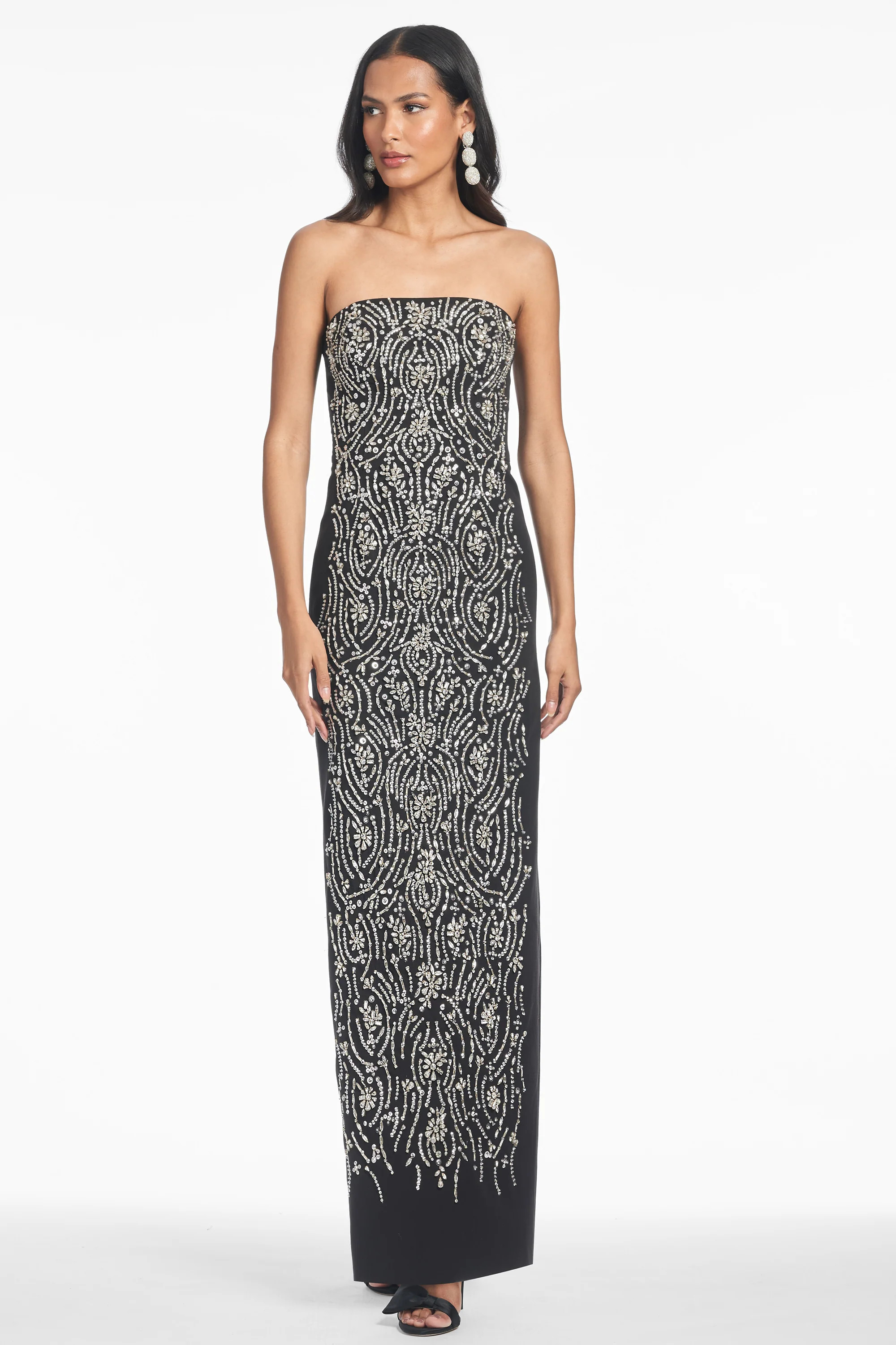 Lucille Gown - Black | Sachin and Babi