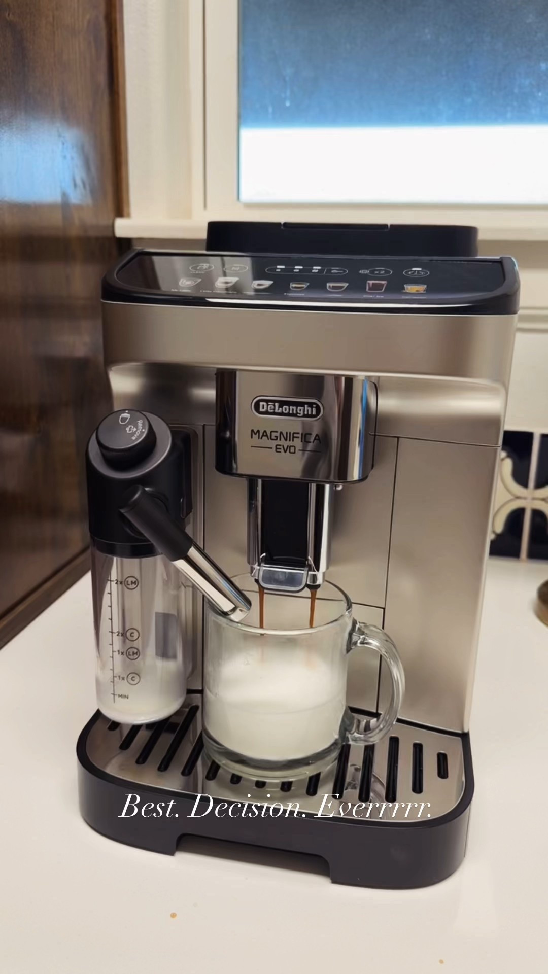 Best decision! We upgraded our coffee game and I’m so happy we did. We truly enjoy this machine. The coffee beans we chose are very clean and we enjoy the taste so much!! ☕️🤍 

#coffee #coffeemaker #coffeelover #puritybeans #puritycoffee #coffeemachine

#LTKmomlife #LTKHome #LTKselfcare