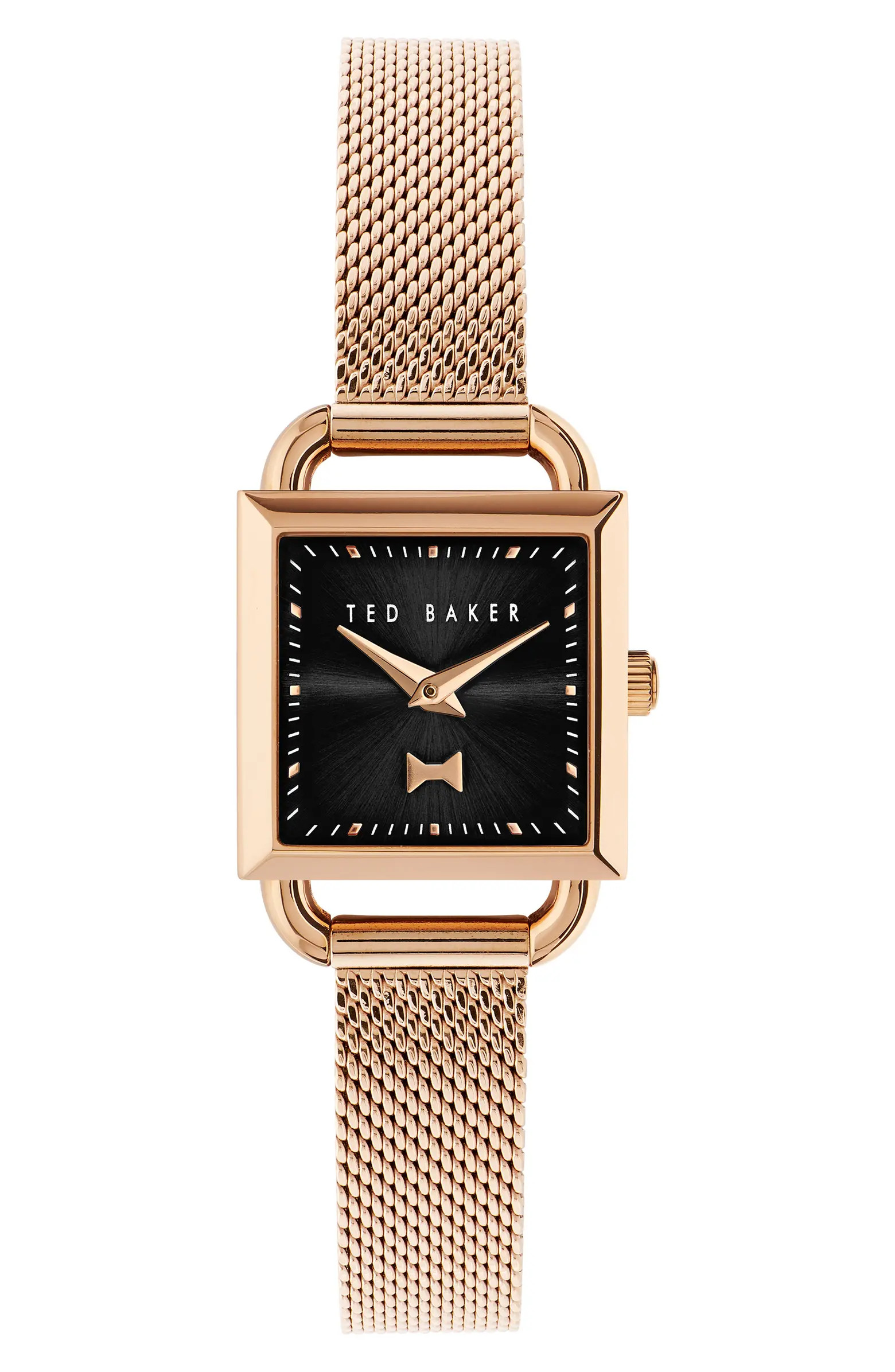 Ted Baker London Taliah Bow Mesh Strap Watch, 24mm | Nordstrom | Nordstrom
