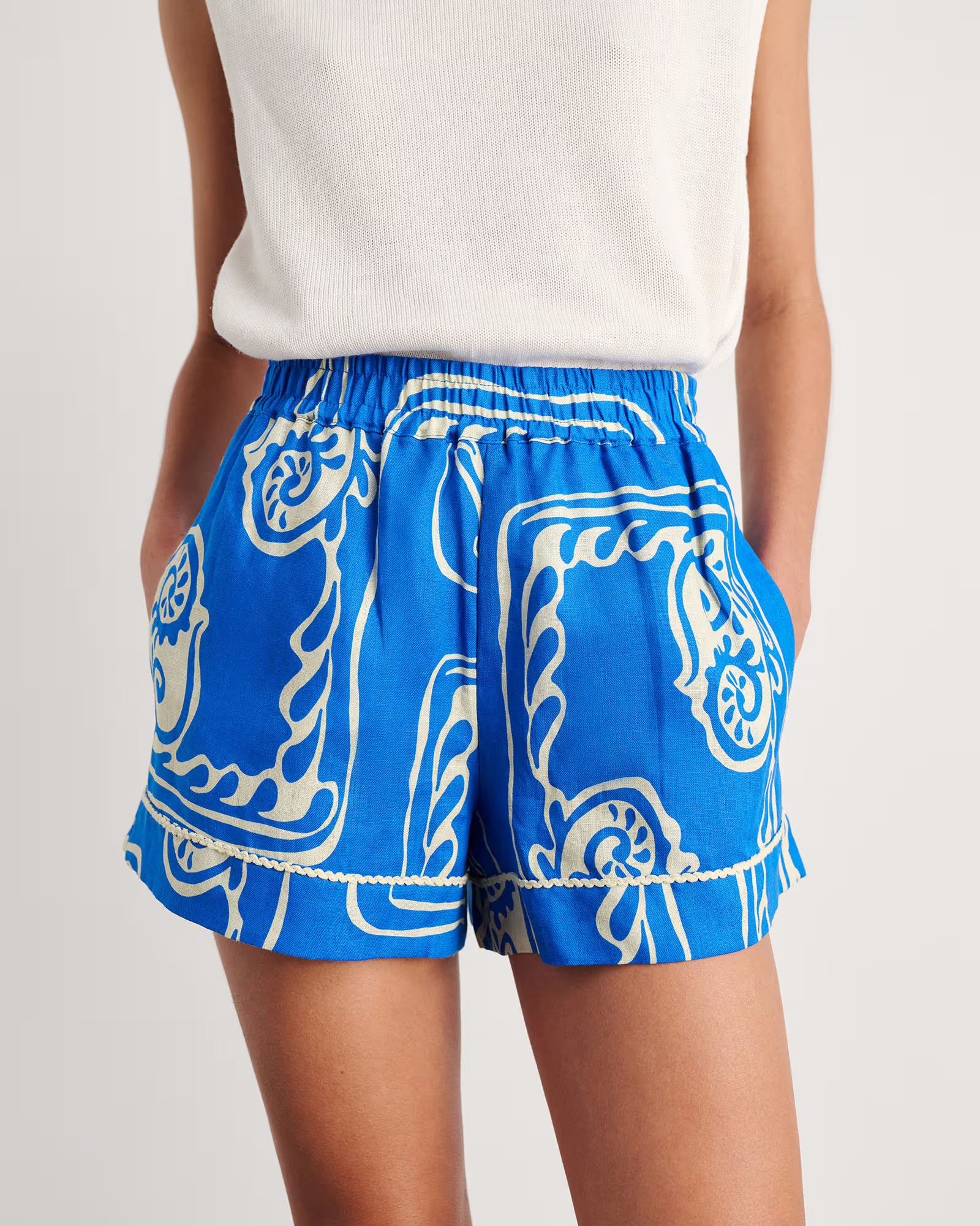 Ceezee Linen Pull On Short | JAG (Australia & New Zealand)