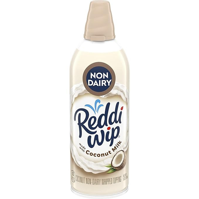 Reddi-wip Non-Dairy Made with Coconut Milk Vegan Whipped Topping, Keto Friendly, 6 oz | Amazon (US)
