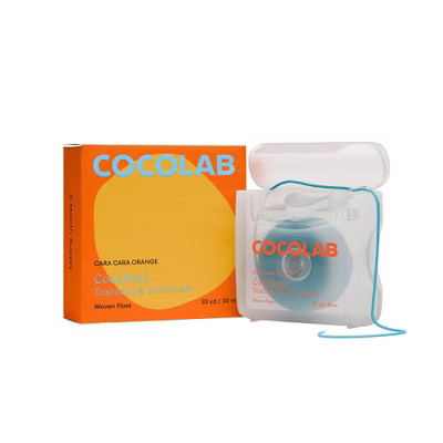 Cocolab Cocofloss Refillable Woven Expanding Dental Floss - Cara Cara Orange - 33yd | Target