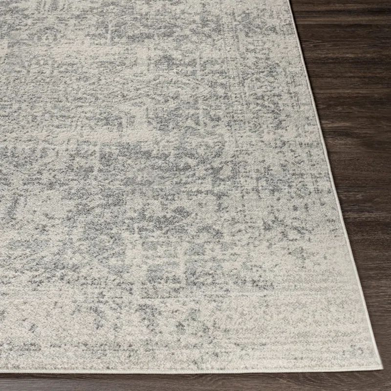 Hillsby Oriental Area Rug in Charcoal/Light Gray/Beige | Wayfair North America