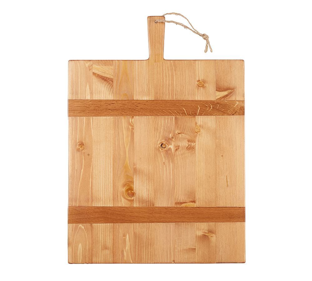 Handcrafted Reclaimed Wood Rectangular Charcuterie Boards | Pottery Barn (US)