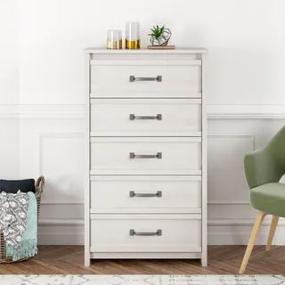 Porch & Den Simmental Ivory Finish 5-drawer Dresser | Bed Bath & Beyond