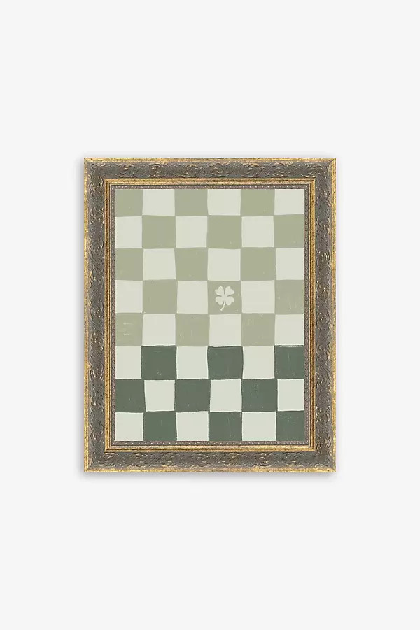 Green Checkered Wall Art | Anthropologie (US)