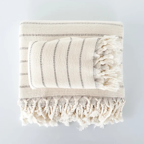 Deniz | Bamboo and Cotton Turkish Bath Turkish Towels | Etsy (US)