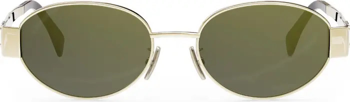 Triomphe 54mm Oval Sunglasses | Nordstrom