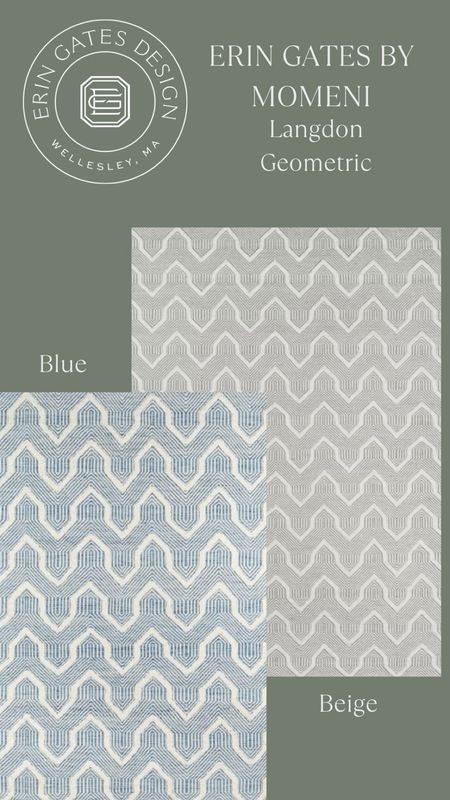 Langdon Geometric rugs by Erin Gates & Momeni 

#LTKhome