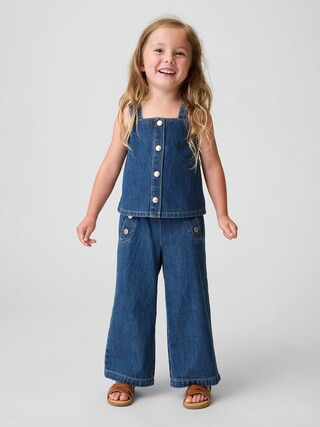 Baby & Toddler Denim Shell Tank Top | Gap (US)