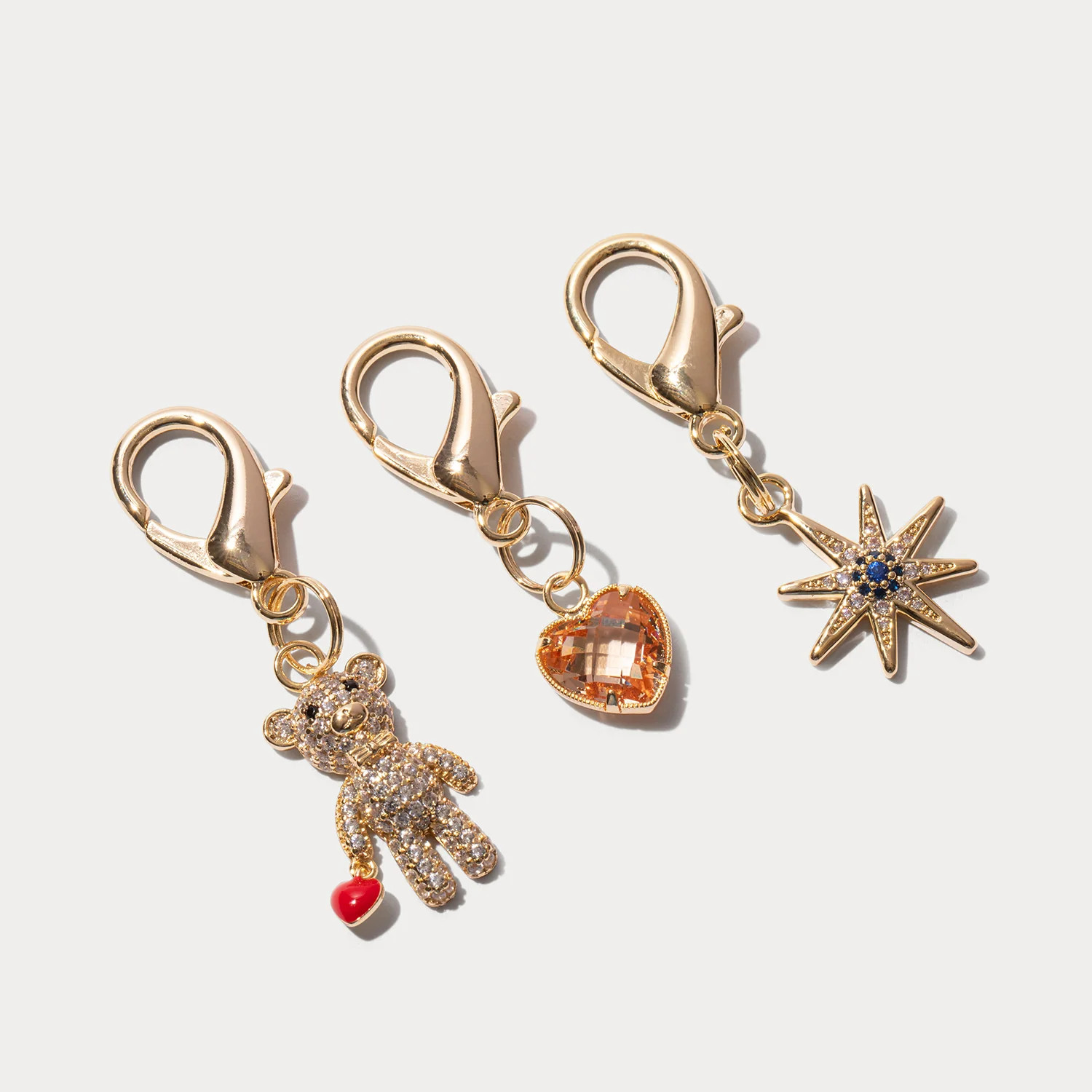 Charm Trio - Gold/Gold | Bandolier