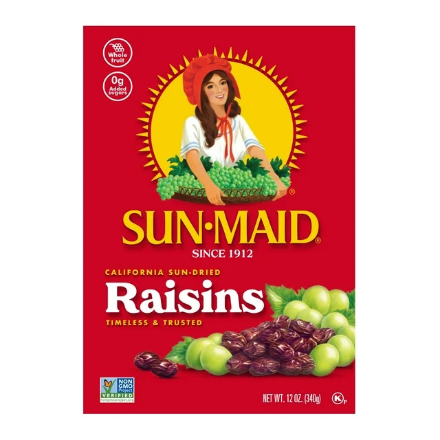 Sun-Maid® California Sun-Dried Raisins 12oz Bag in a Box | Walmart (US)